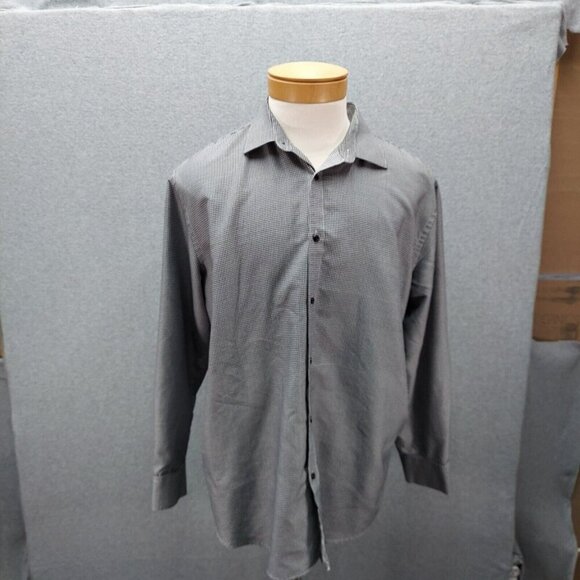 Black Label by Ruffini Men's Slim Fit Long Sleeve Shirt Size X-Large Pre-owned - Picture 1 of 7